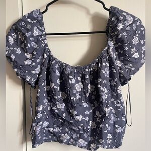 Hollister blouse top (L)